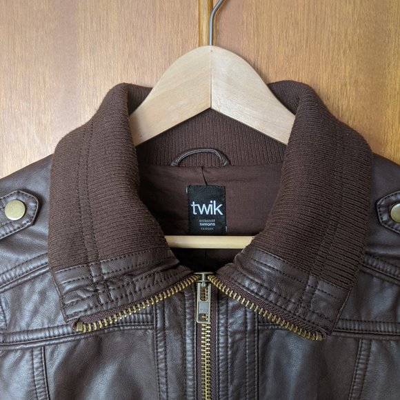 Twik faux-leather jacket - Picture 3 of 3